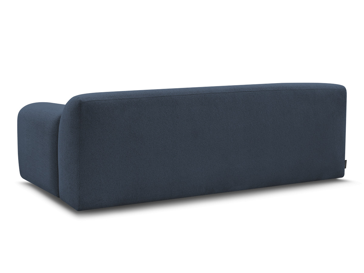 Canapé droit 3 places MELISSE chiné bleu — vue 6