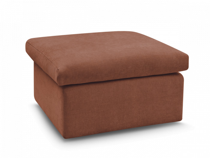 Pouf ENORE tissu lisse