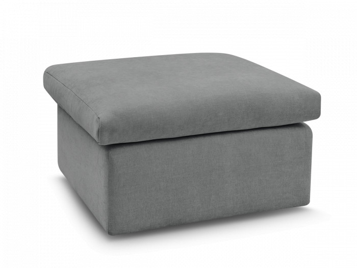 Pouf ENORE tissu lisse