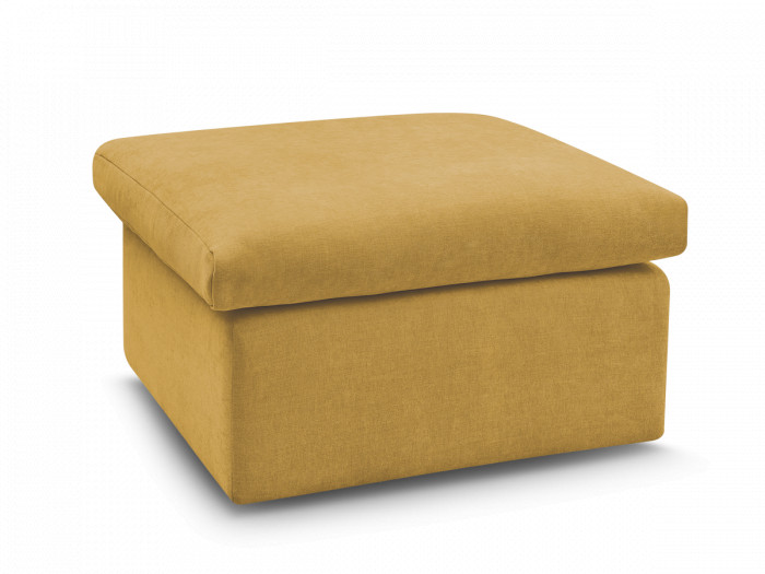 Pouf ENORE tissu lisse