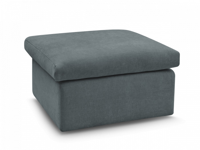 Pouf ENORE tissu lisse