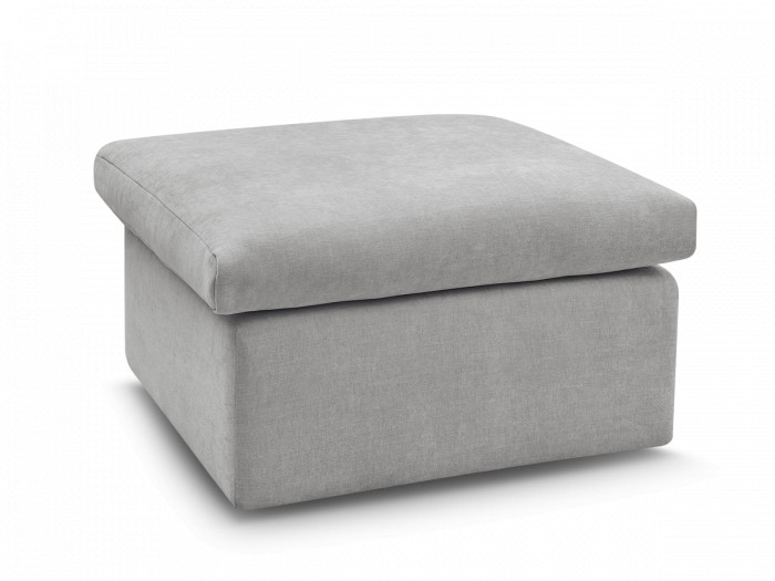 Pouf ENORE tissu lisse