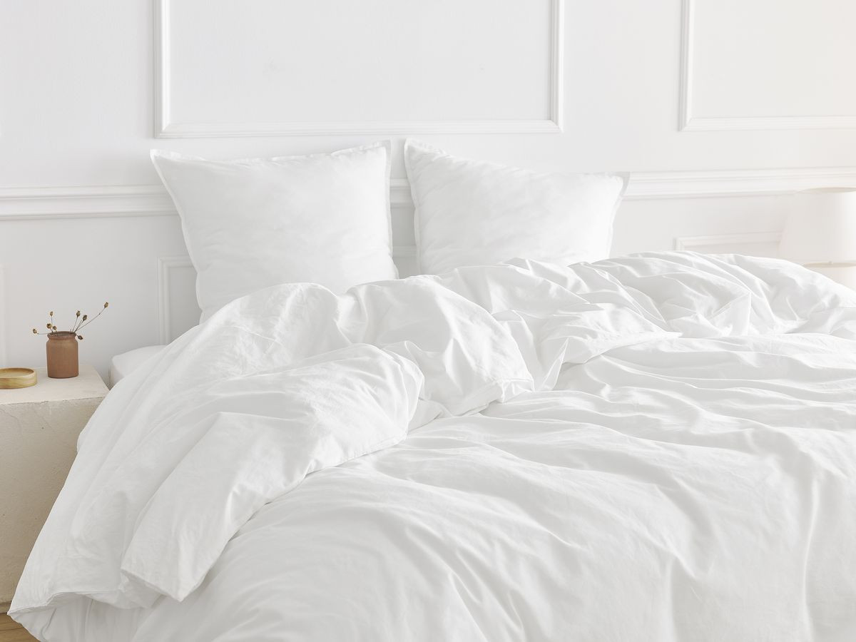 NEMESIS beddengoedset van gewassen satijn