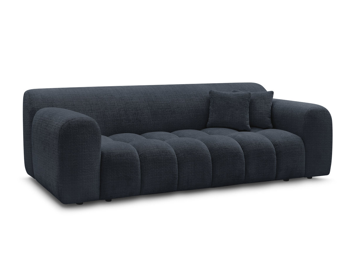 Canapé droit fixe 3 places MELISSE tissu chiné