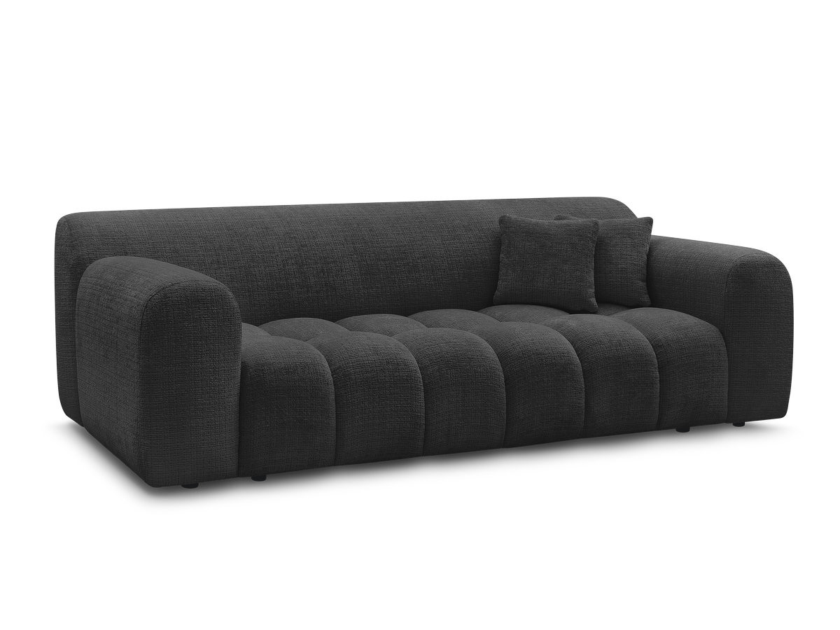 Canapé droit fixe 3 places MELISSE tissu chiné