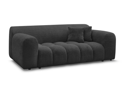 Canapé droit fixe 2 places MELISSE tissu texturé