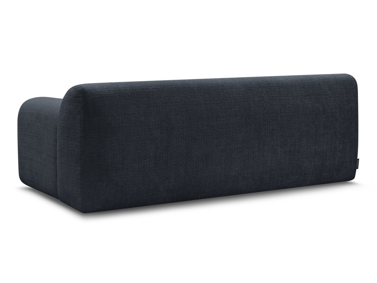 Canapé droit 2 places MELISSE texturé bleu — vue 6