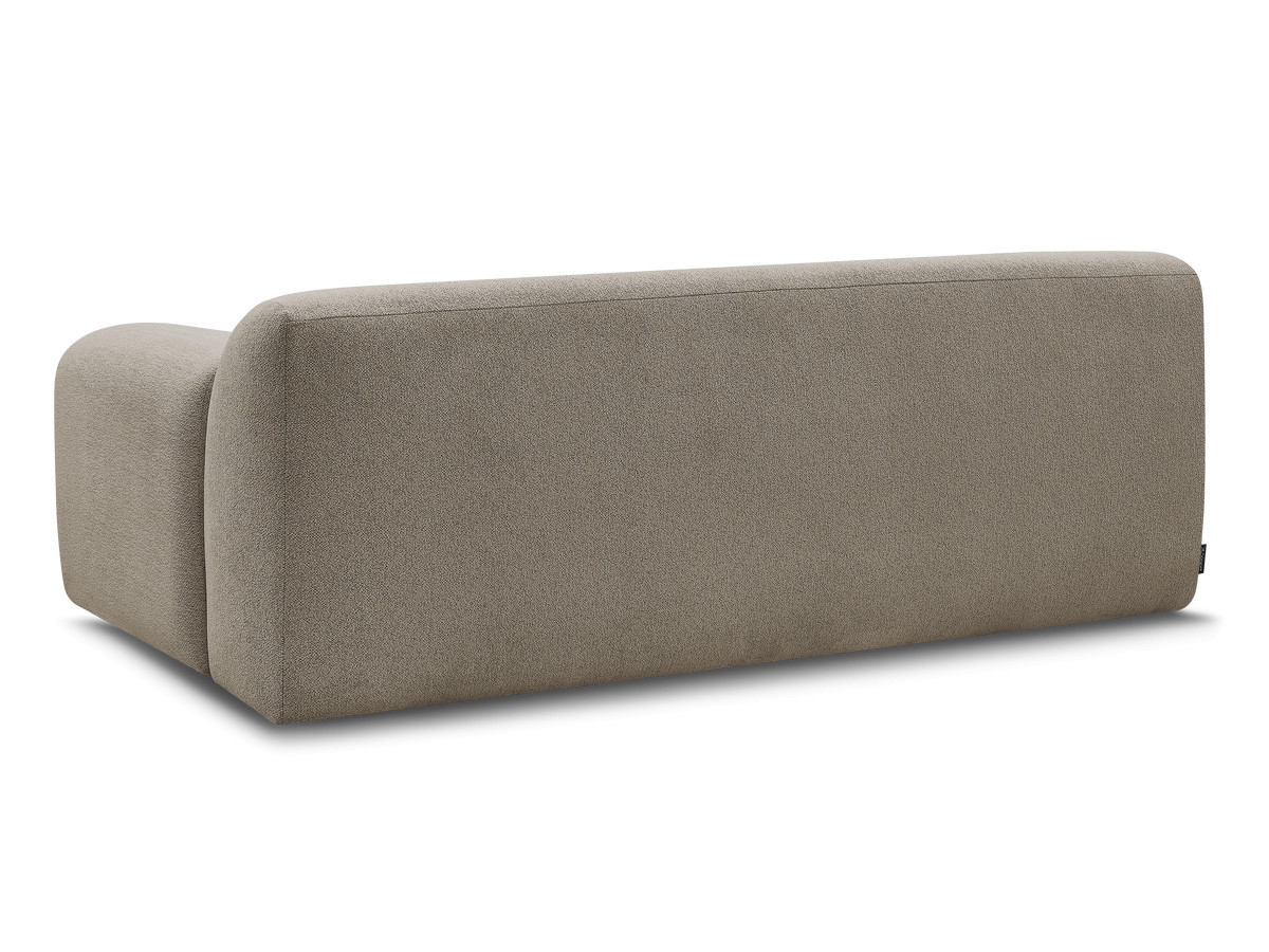 Canapé droit 2 places MELISSE chiné taupe — vue 6