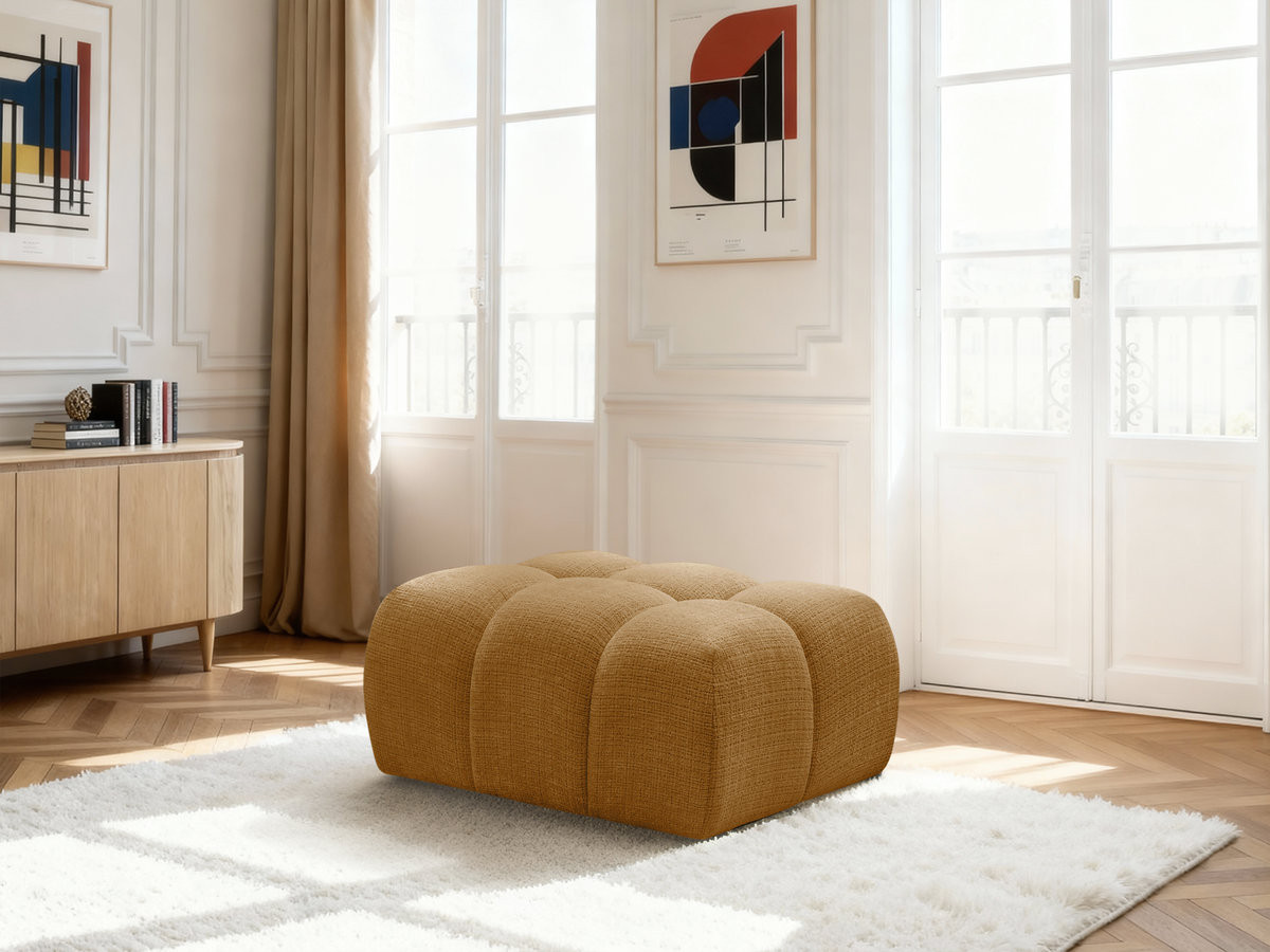 Pouf MELISSE tissu texturé