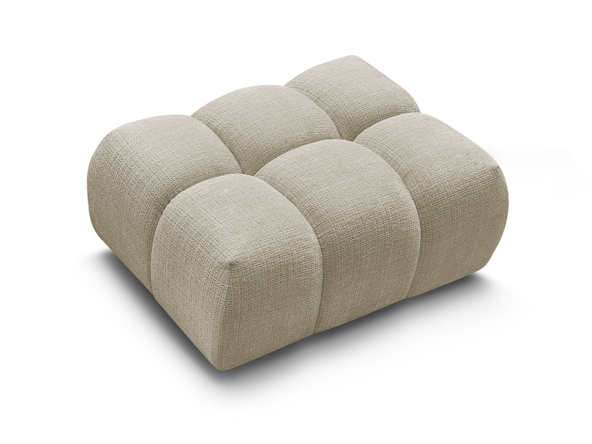 Pouf MELISSE texturé beige — vue 5