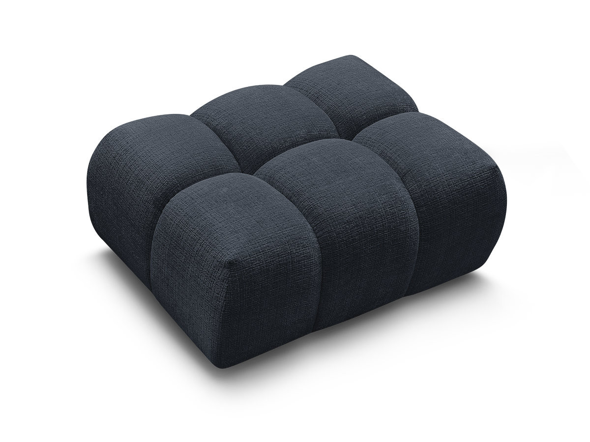 Pouf MELISSE texturé bleu — vue 5