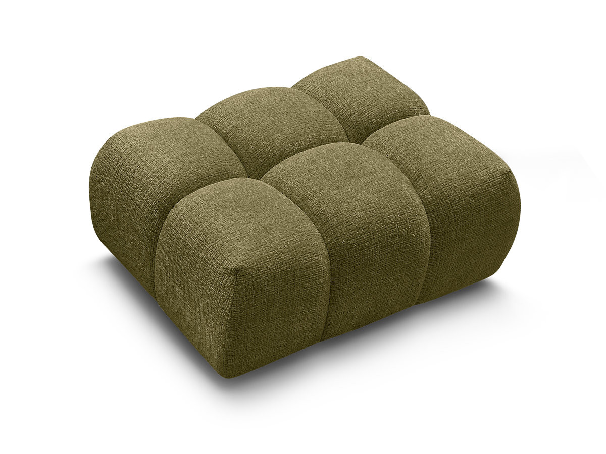 Pouf MELISSE texturé vert — vue 5