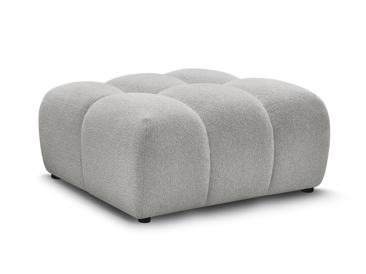 MELISSE poef in gemêleerde stof