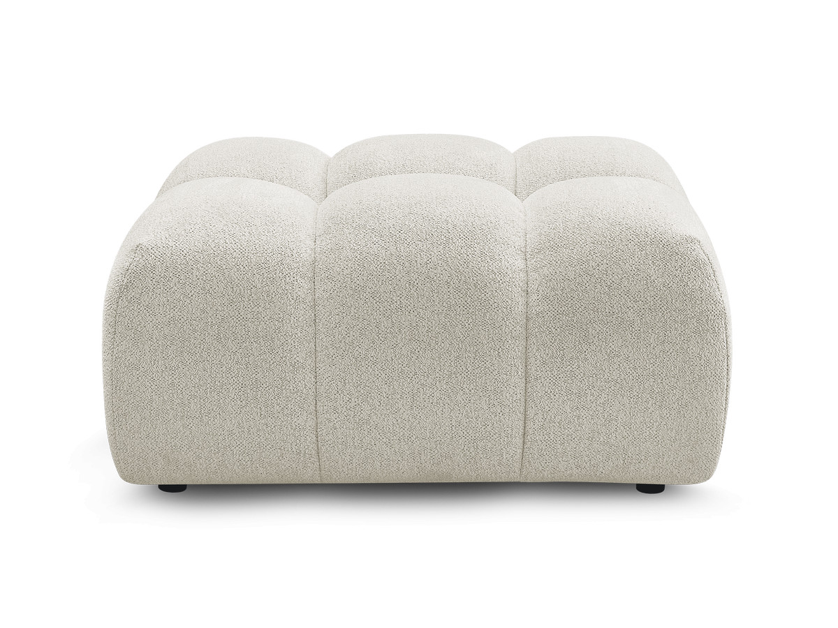 Pouf MELISSE chiné blanc — vue 4