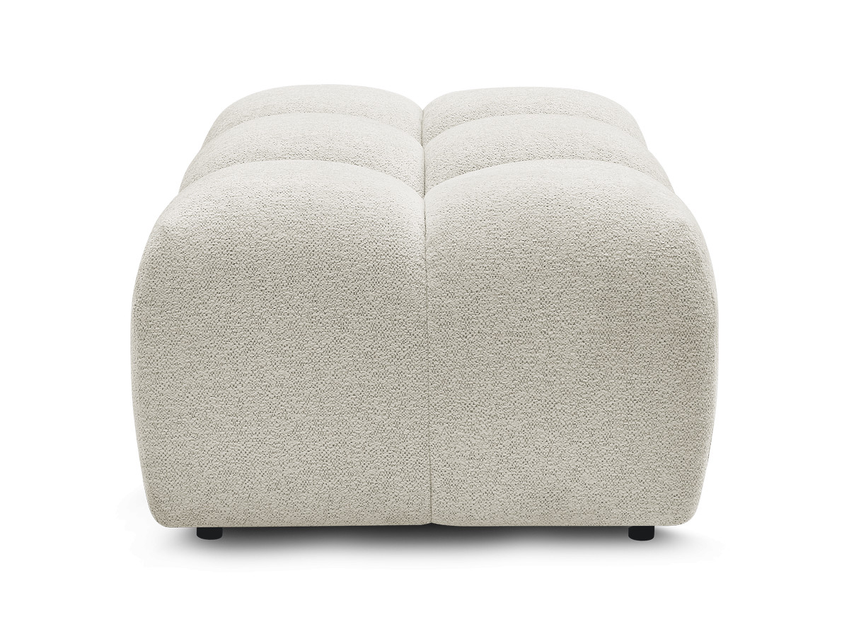 MELISSE poef in gemêleerde stof