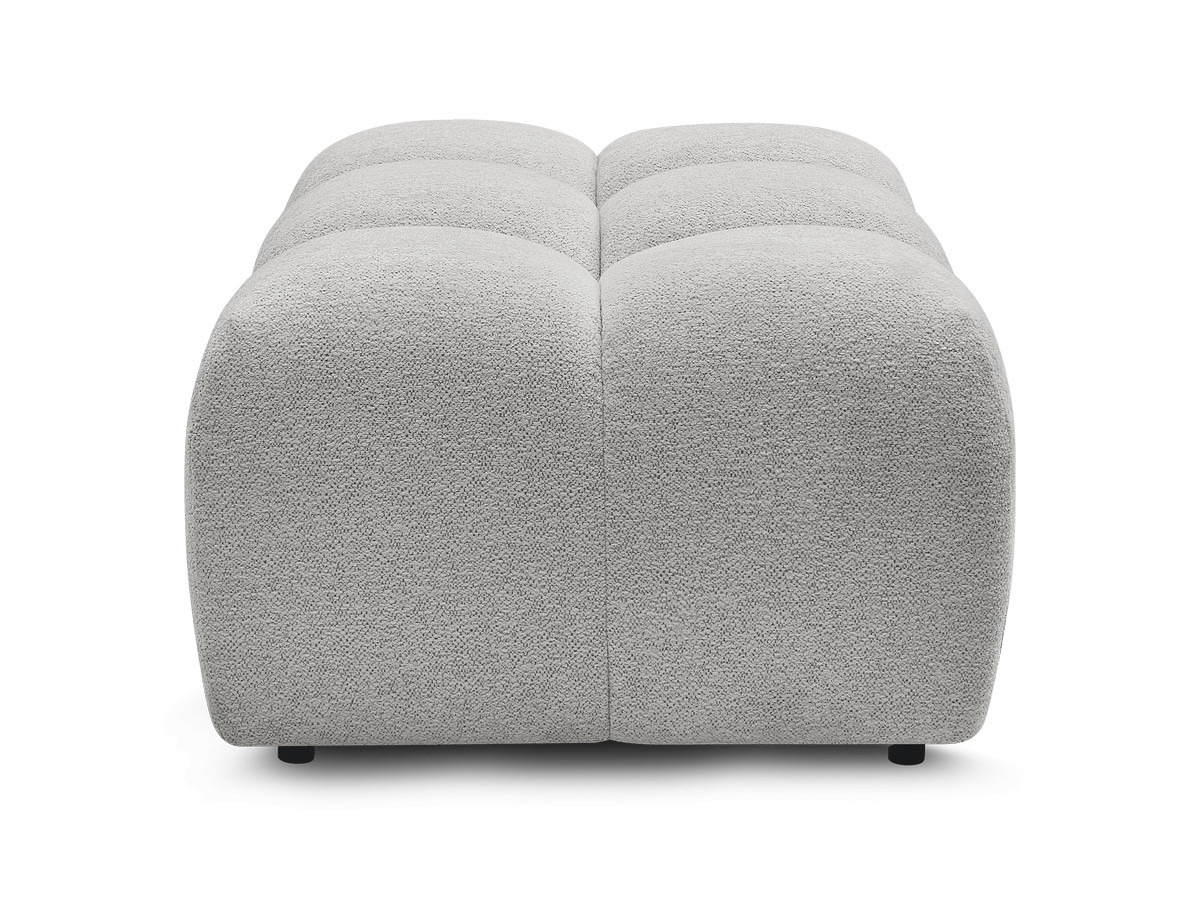 Pouf MELISSE chiné gris clair — vue 6