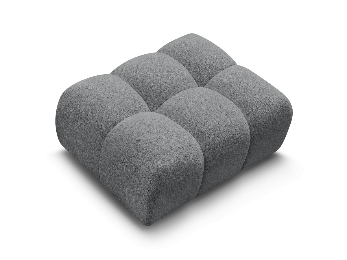 Pouf MELISSE chiné gris foncé — vue 5