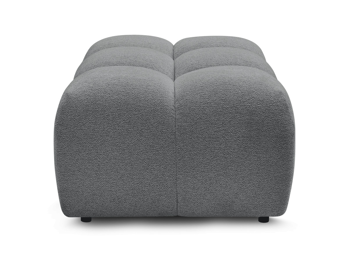 Pouf MELISSE chiné gris foncé — vue 6