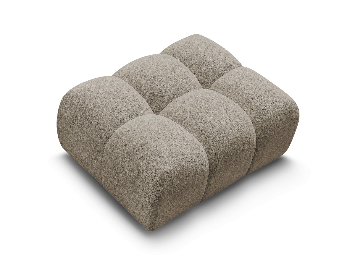 Pouf MELISSE chiné taupe — vue 5