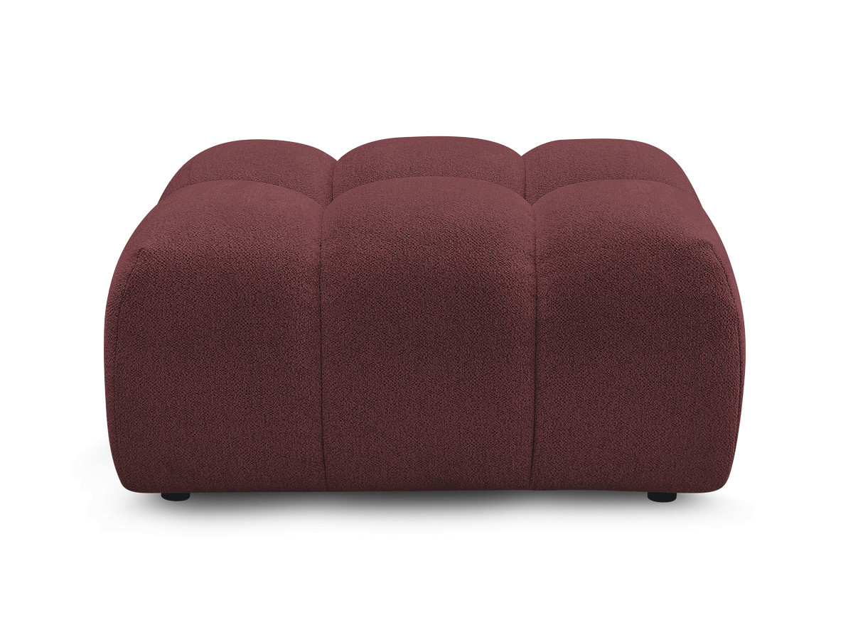 Pouf MELISSE chiné rouge — vue 4