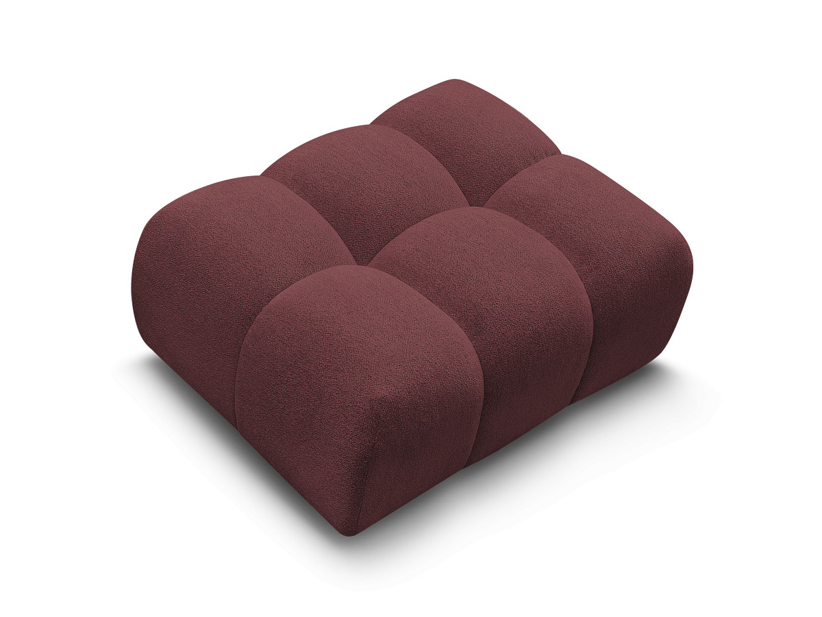 Pouf MELISSE chiné rouge — vue 5