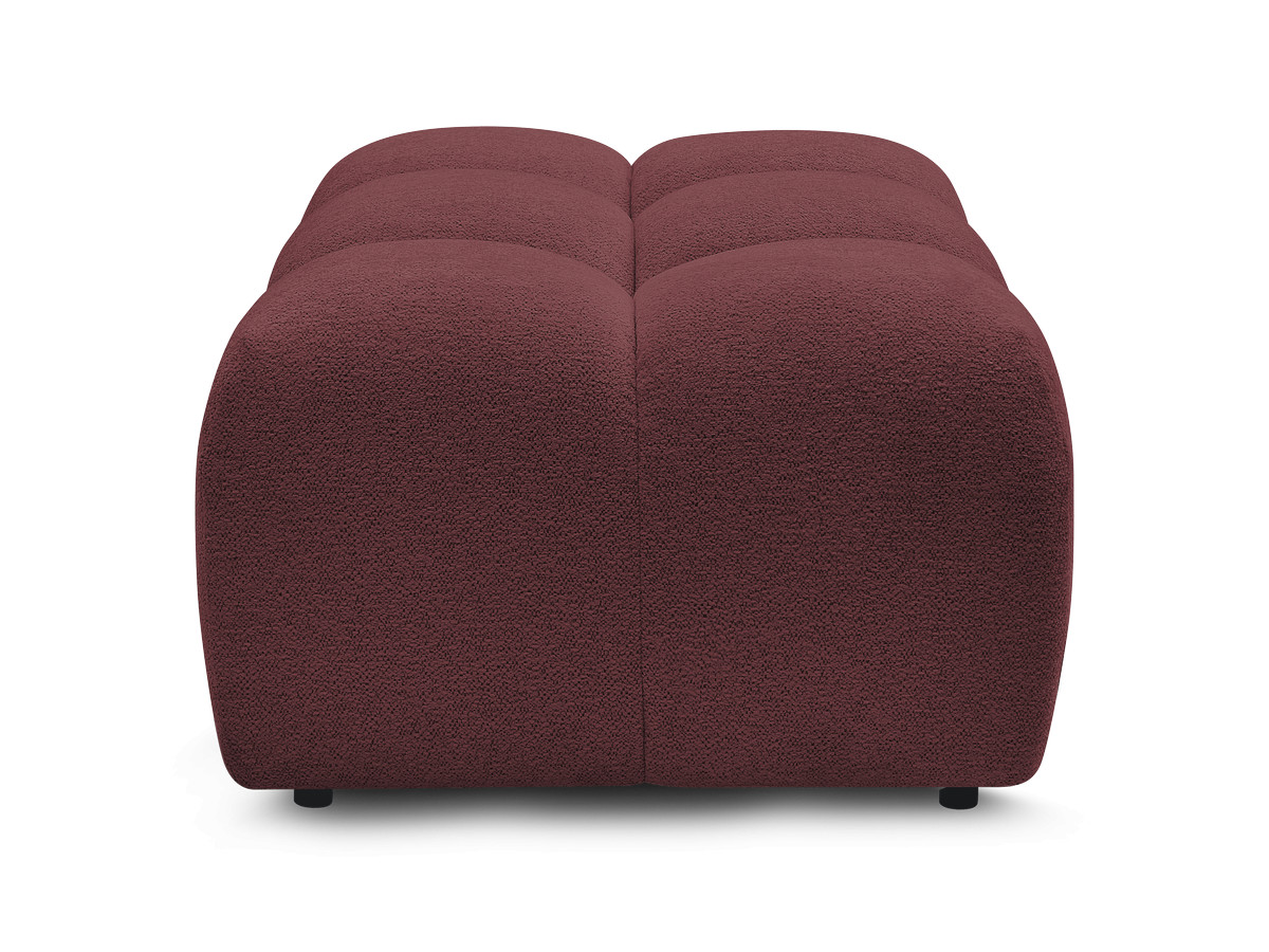 MELISSE poef in gemêleerde stof