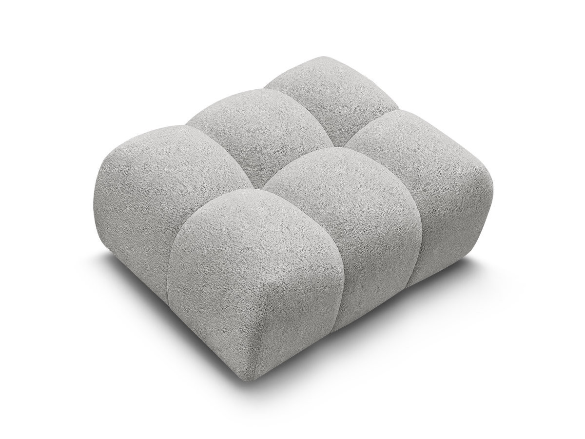 Pouf MELISSE chiné gris clair — vue 5