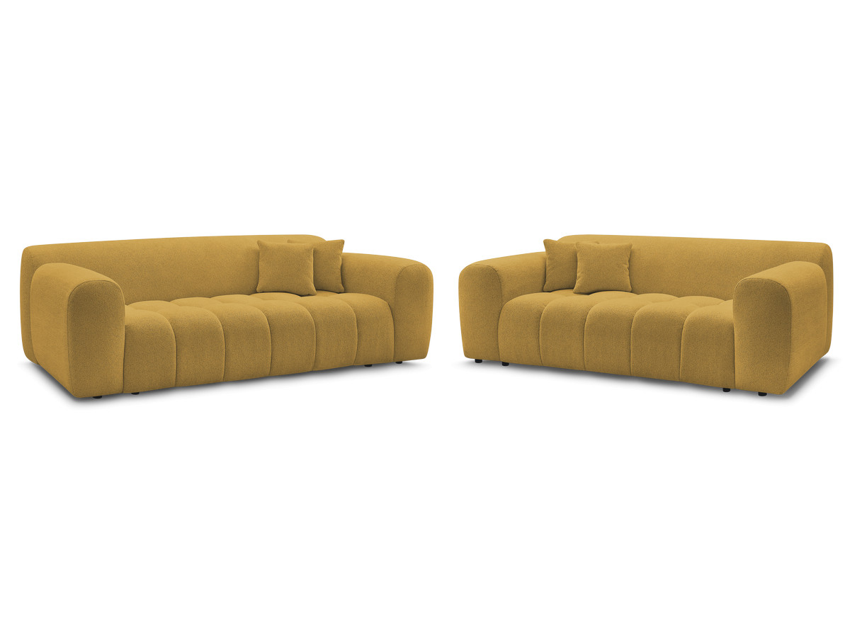 MELISSE vaste 3 + 2 zits bankstel in gemêleerde stof