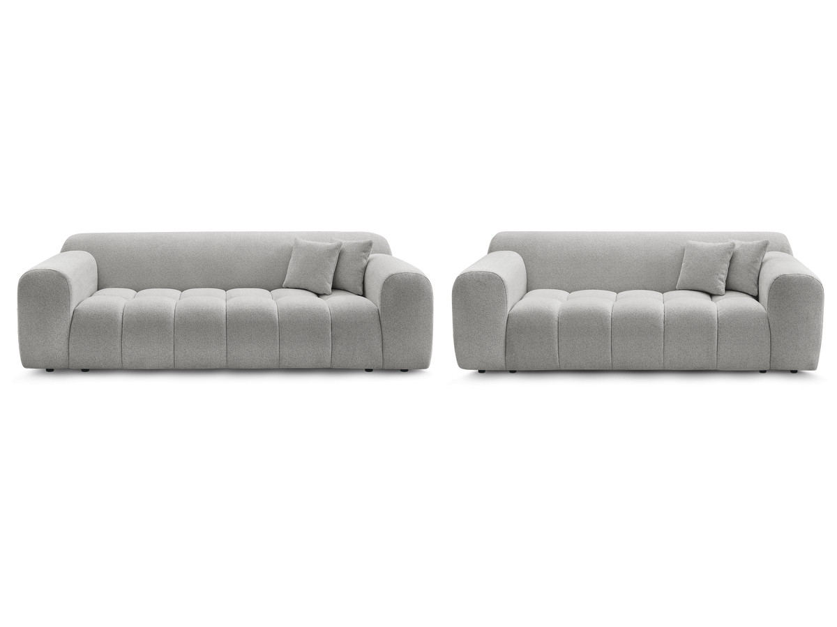 MELISSE vaste 3 + 2 zits bankstel in gemêleerde stof