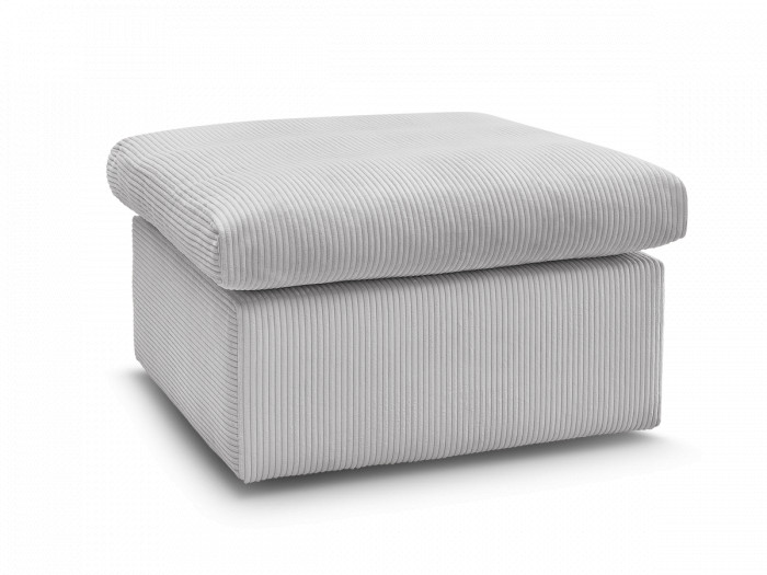 Pouf ENORE tissu velours côtelé