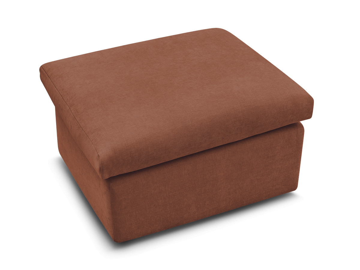 ENORE poef in gladde stof