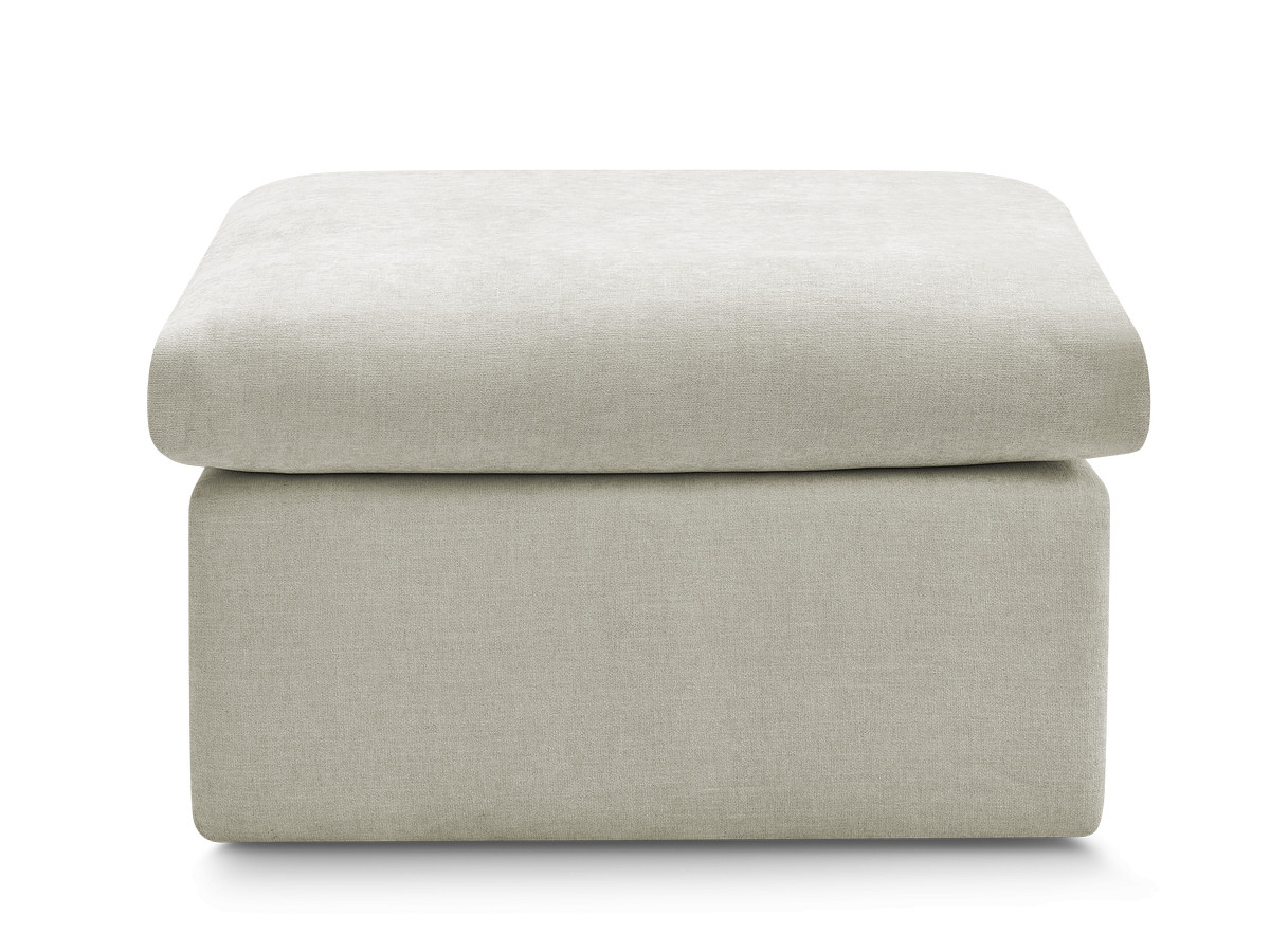 ENORE poef in gladde stof