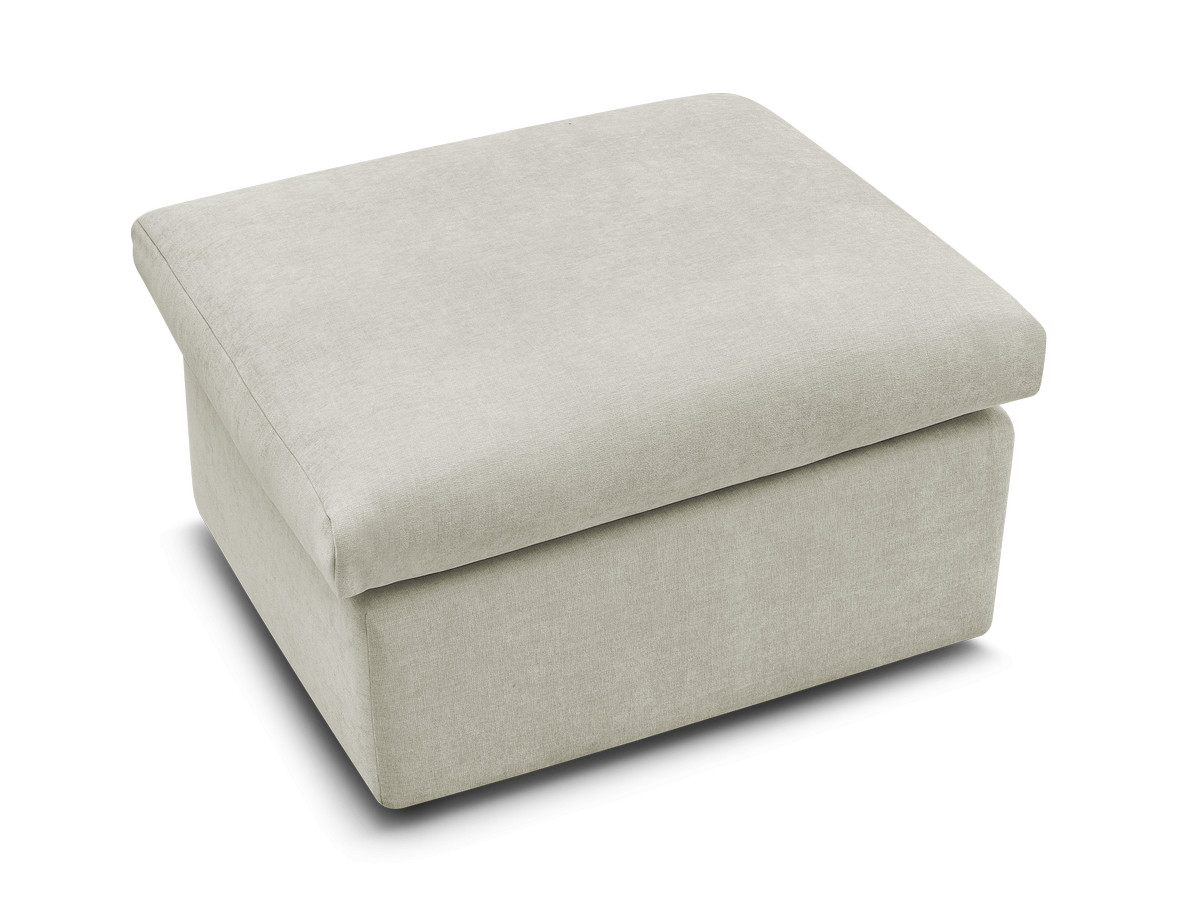 ENORE poef in gladde stof