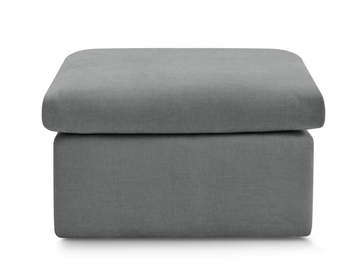 ENORE poef in gladde stof