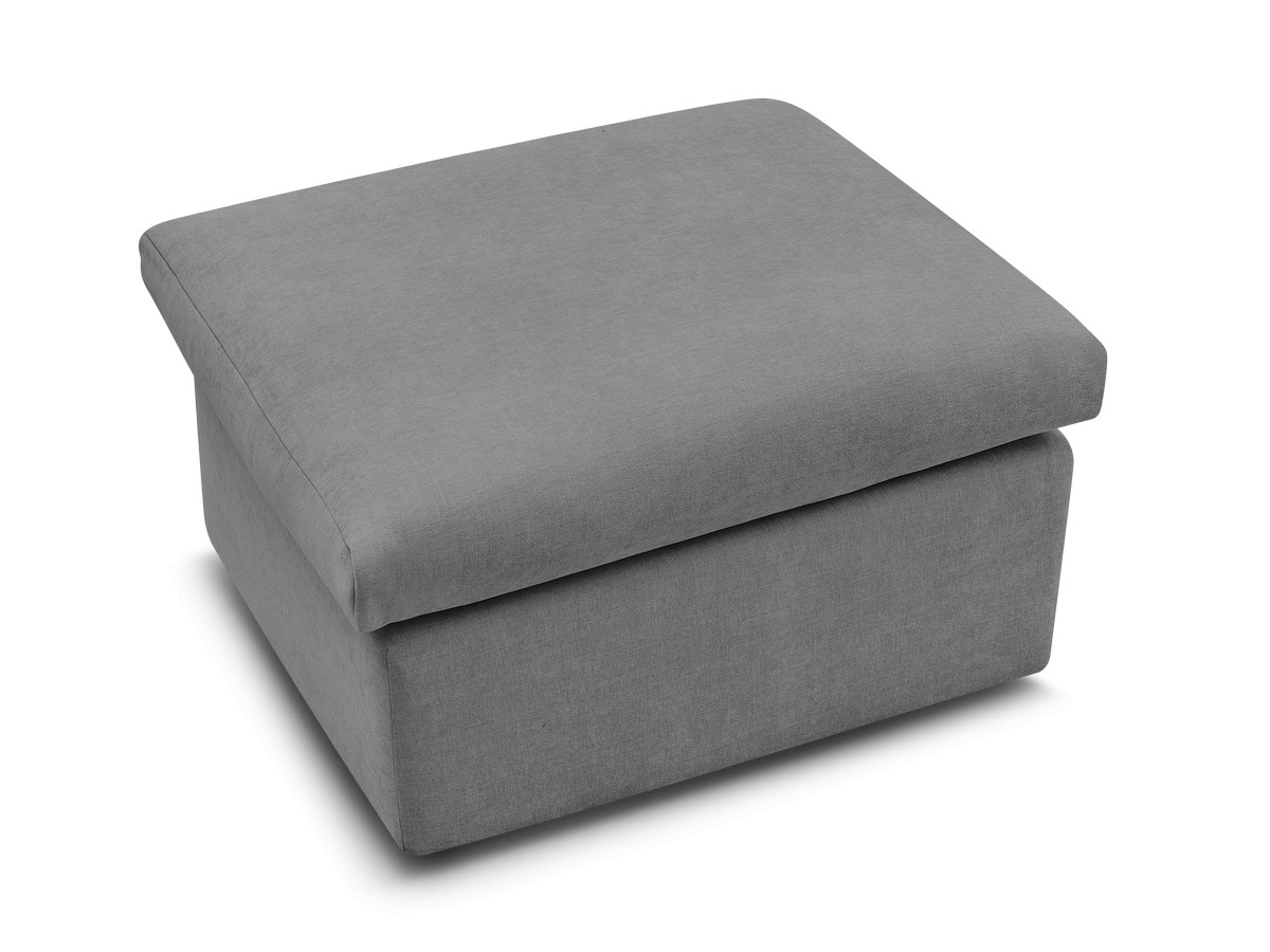 ENORE poef in gladde stof