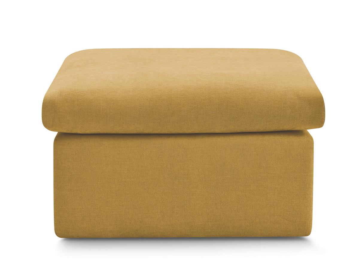 ENORE poef in gladde stof