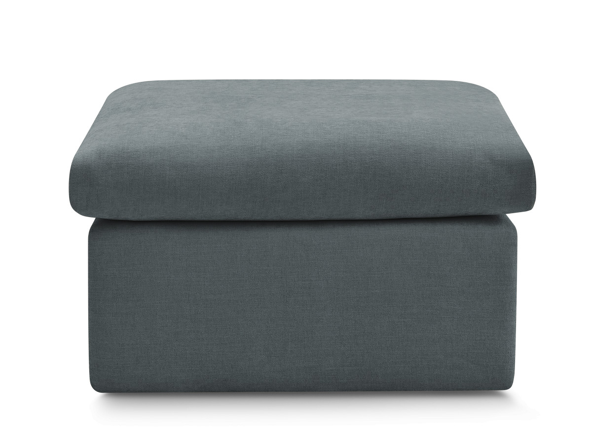 ENORE poef in gladde stof