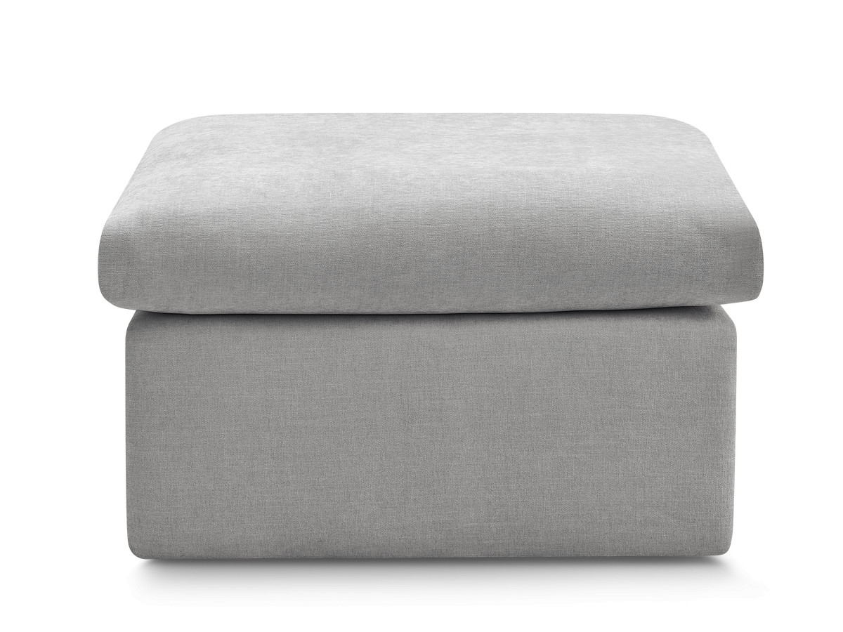 ENORE poef in gladde stof