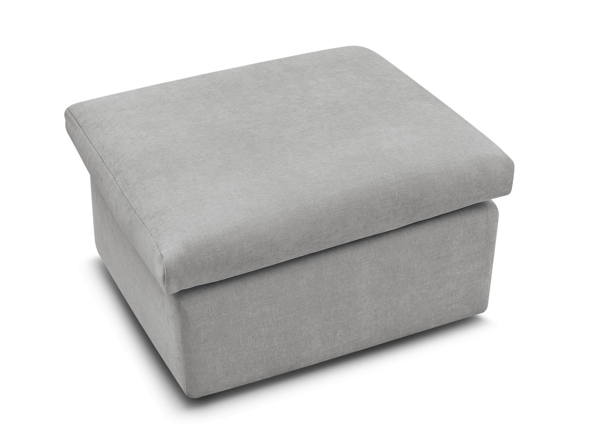 ENORE poef in gladde stof