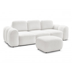 Droit convertible coffre + pouf