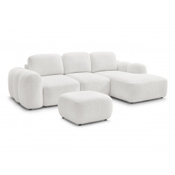 Angle convertible coffre + pouf