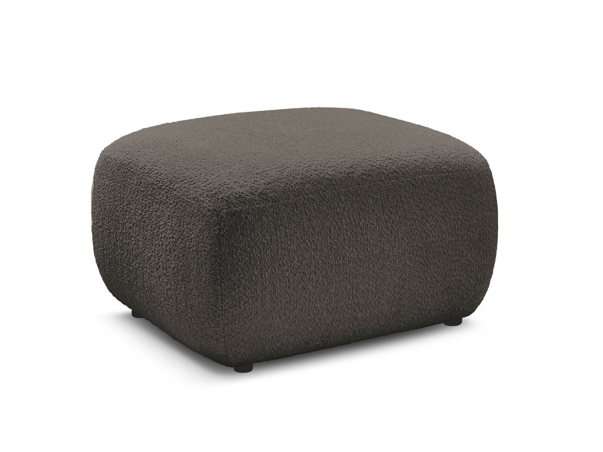 Canapé droit convertible 3 places MONTAIGNE tissu boucle