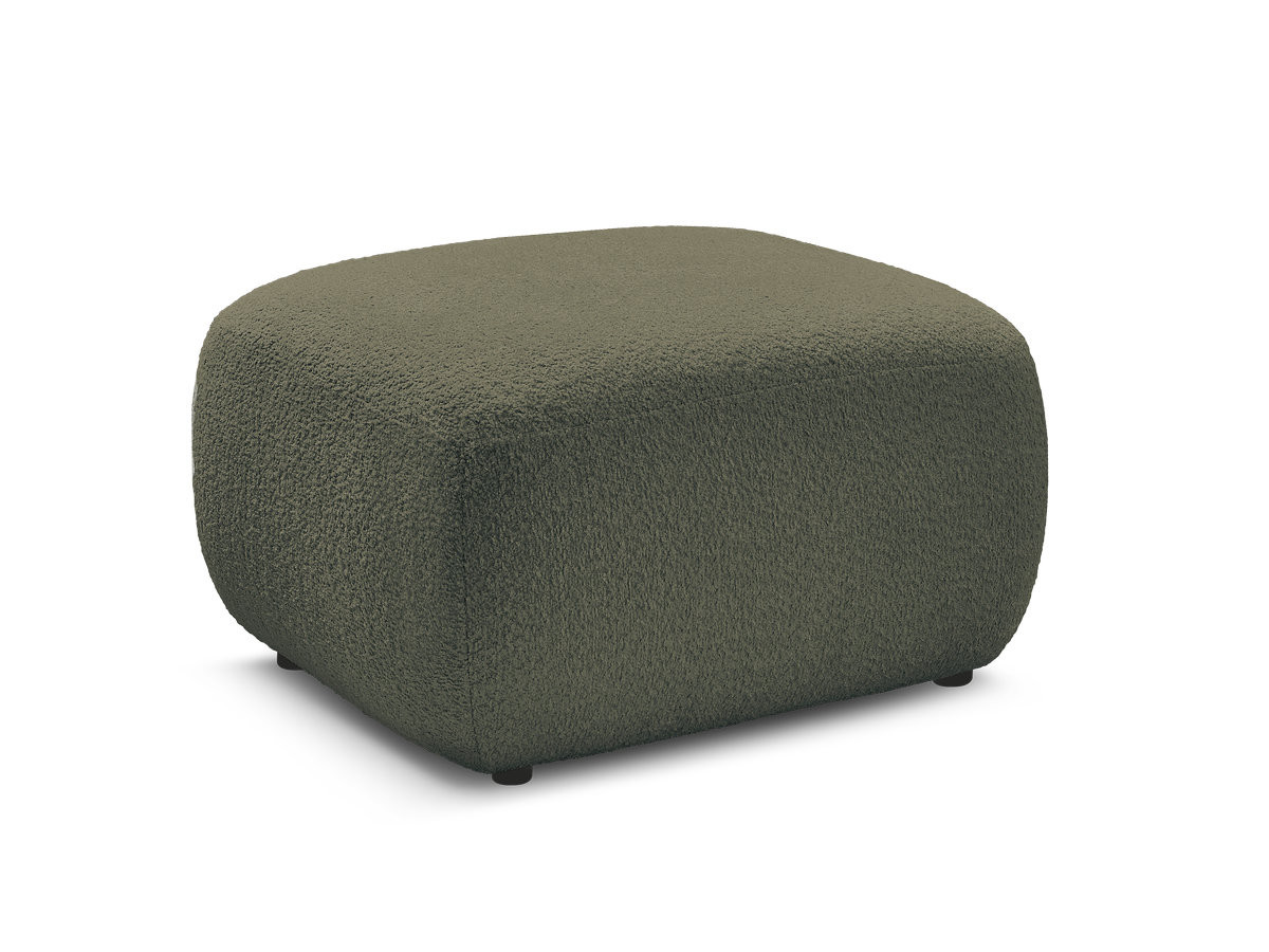 Canapé droit convertible 3 places MONTAIGNE tissu boucle