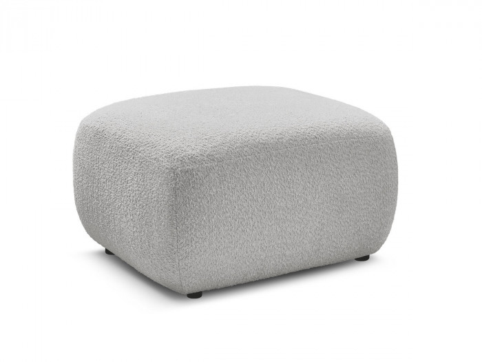 Pouf MONTAIGNE tissu bouclette
