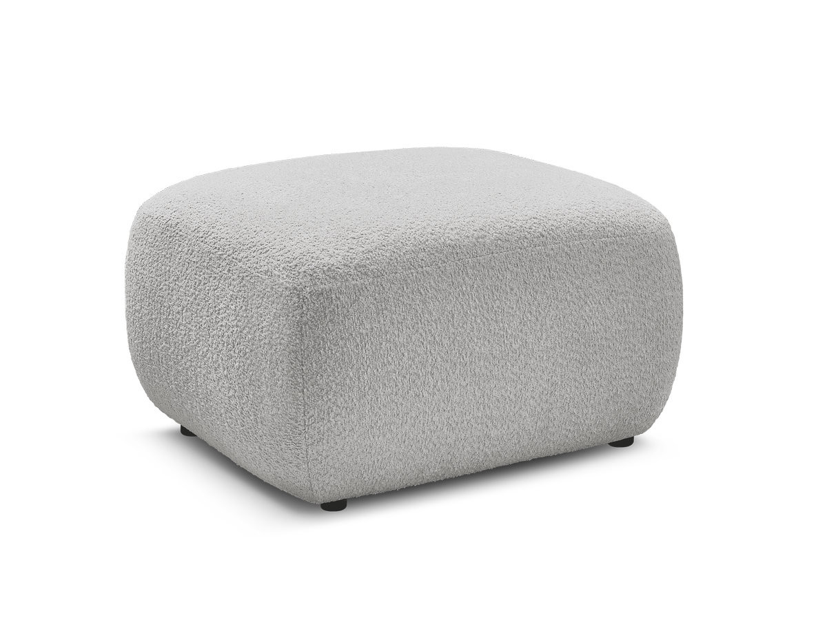 Pouf MONTAIGNE tissu bouclette