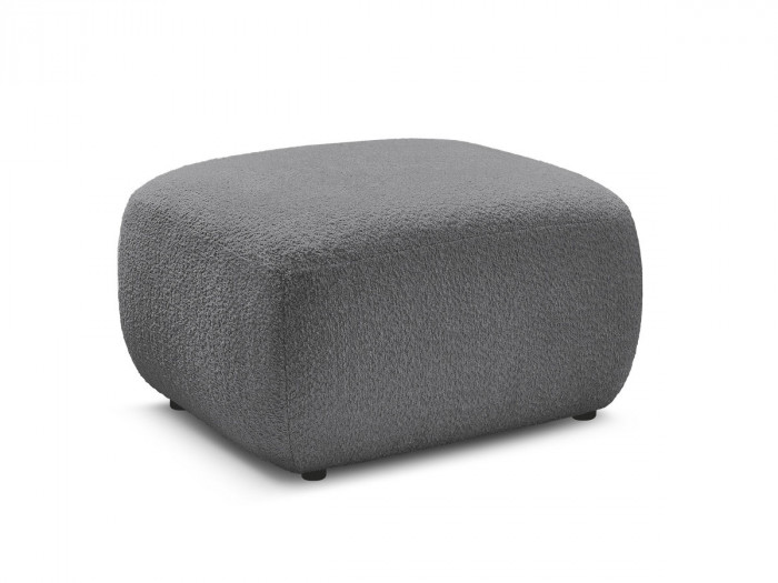 Pouf MONTAIGNE tissu bouclette
