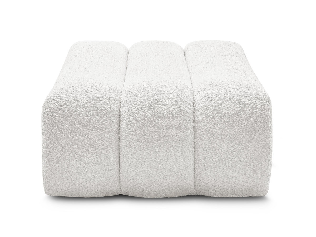 Pouf AZRA tissu bouclette