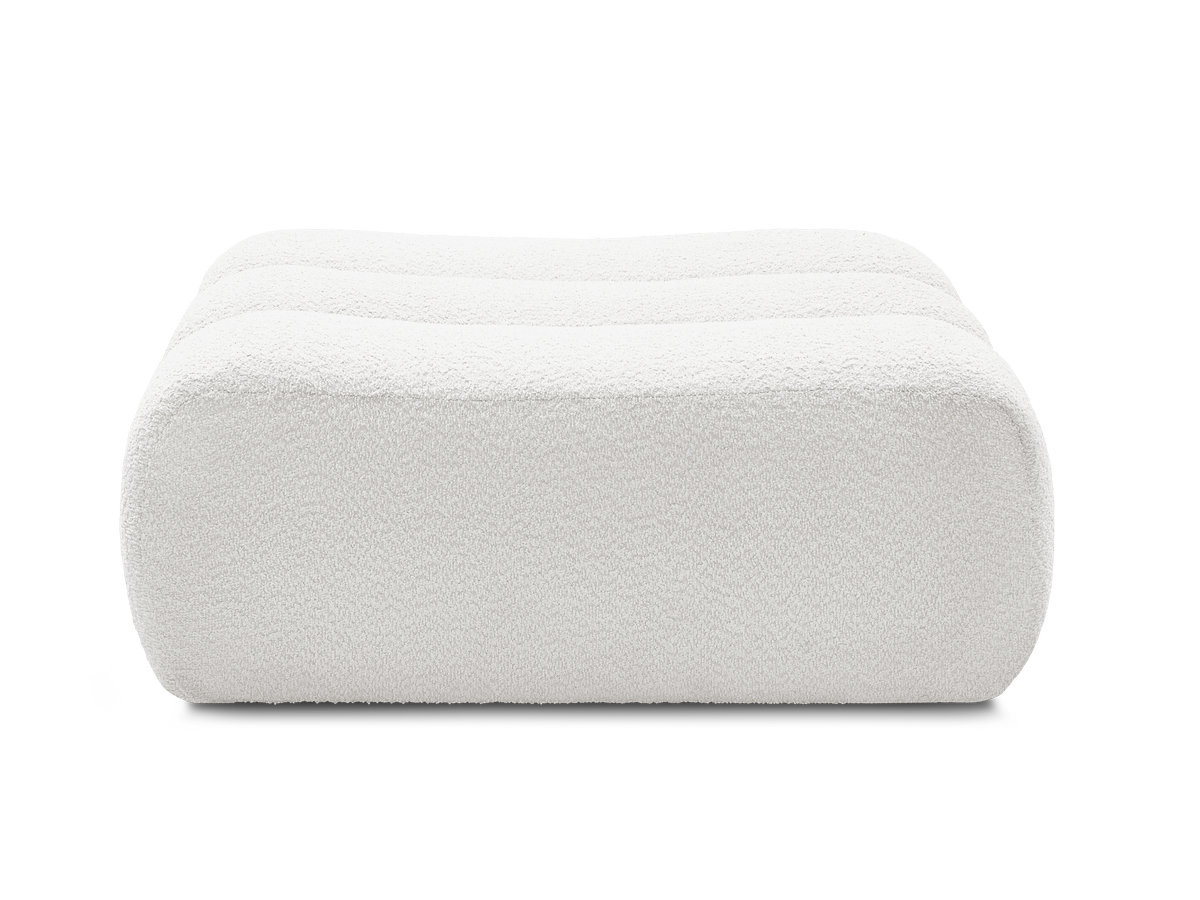 Pouf AZRA tissu bouclette