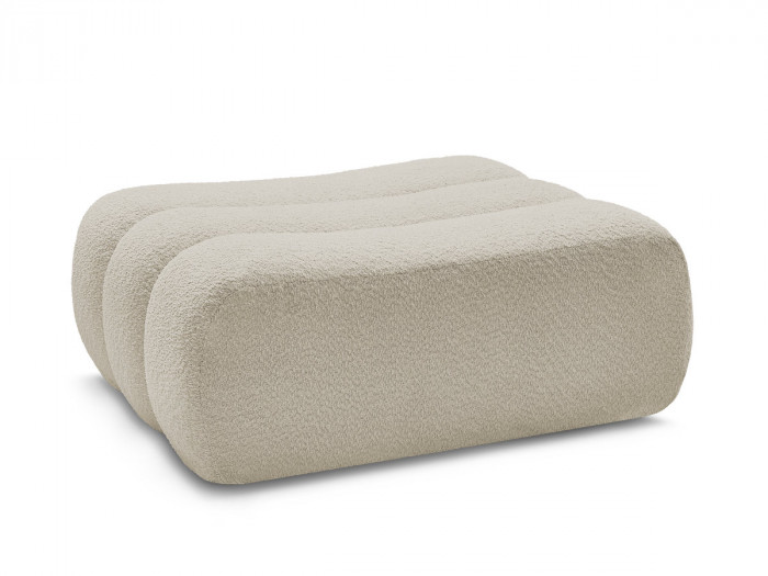 Pouf AZRA tissu bouclette
