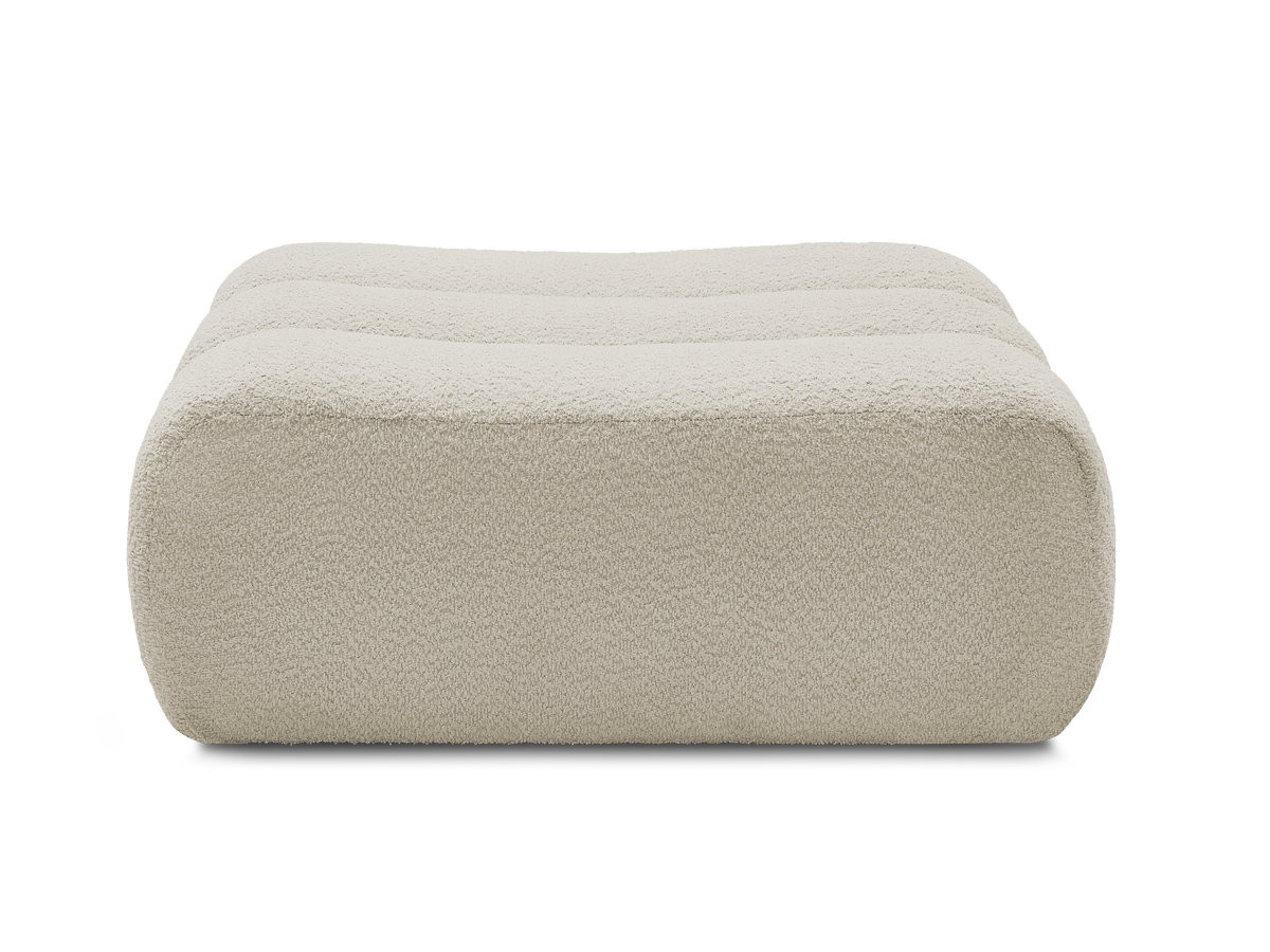 Pouf AZRA tissu bouclette